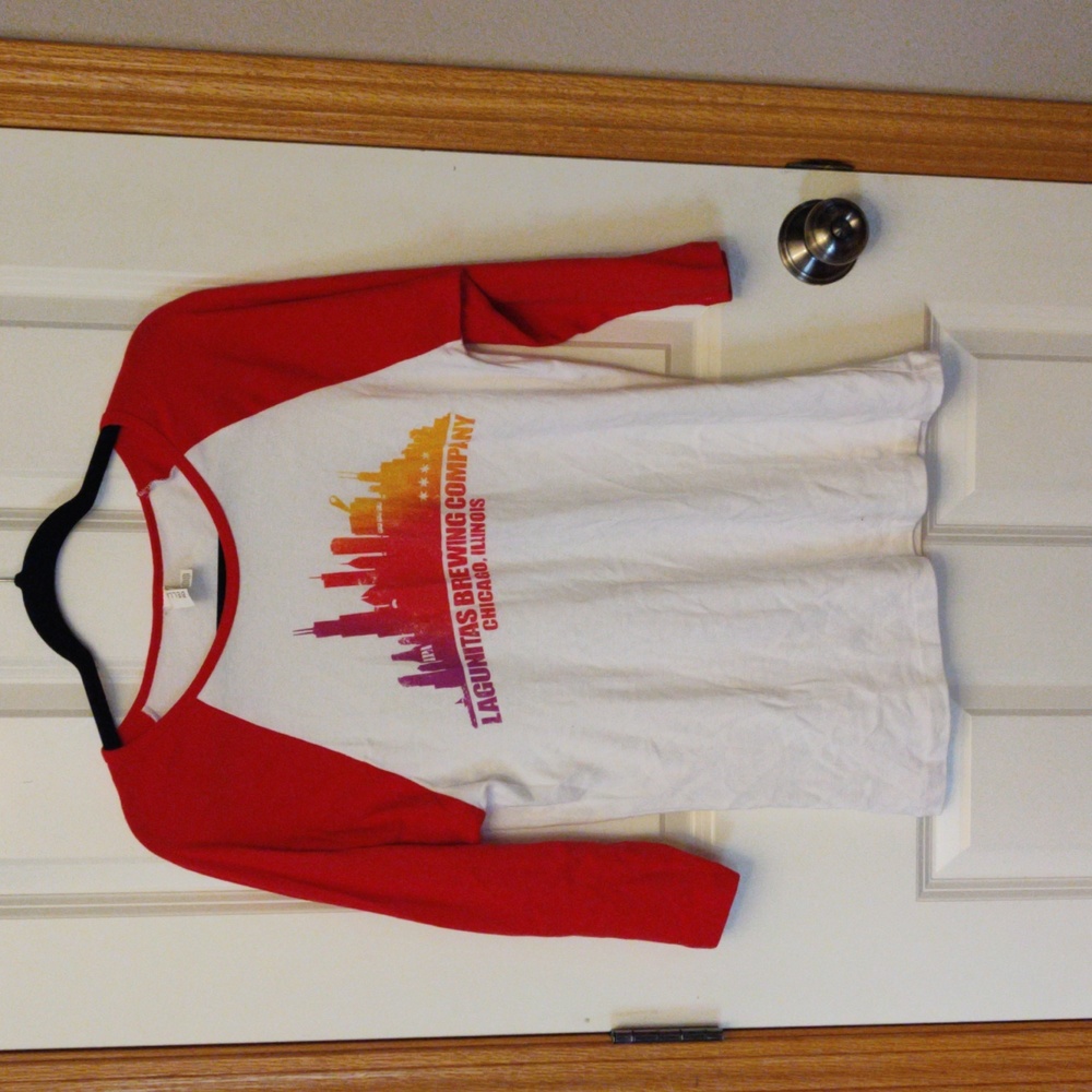 Lagunitas Brewery Co. Baseball Tee Size XL